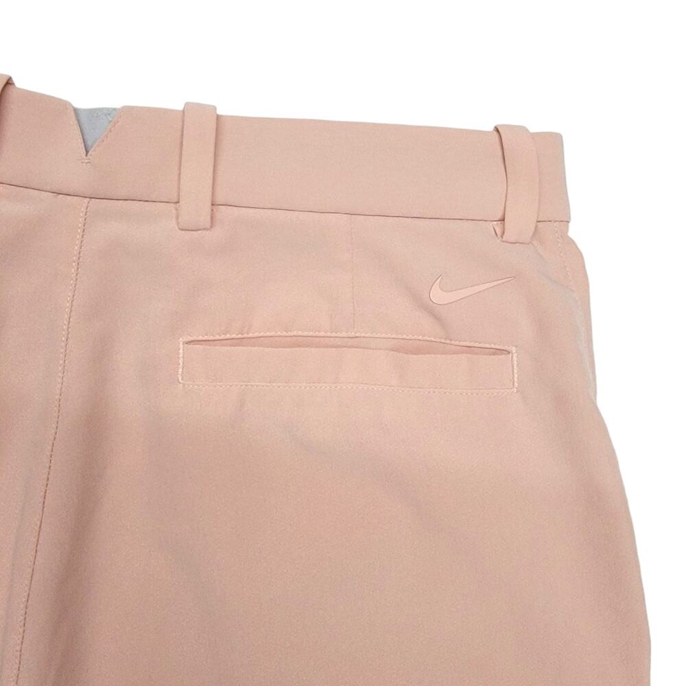 Nike Golf Shorts Mens 32 Pink Peach Dri-Fit Flat Front V-Notch Chino Active - Picture 7 of 10